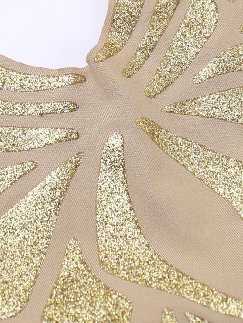 Women's Glitter Butterfly Design Tie Back Halter Crop Top, Fashion Casual Backless Sleeveless Top for Daily Outdoor Wear, Ladies Clothes for All Seasons