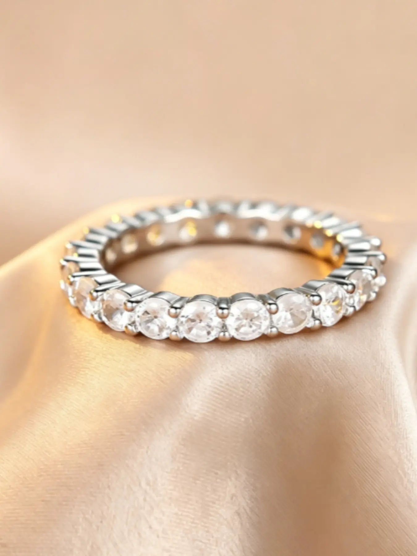 Super Bright Luxurious Starry Full Diamond Engagement Wedding Ring, Perfect for Proposals, Weddings, Parties, Anniversaries, Dates