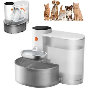 Pet intelligent water dispenser, rechargeable pet water purifier, built-in 2000mAh lithium battery, 3L large water purification capacity