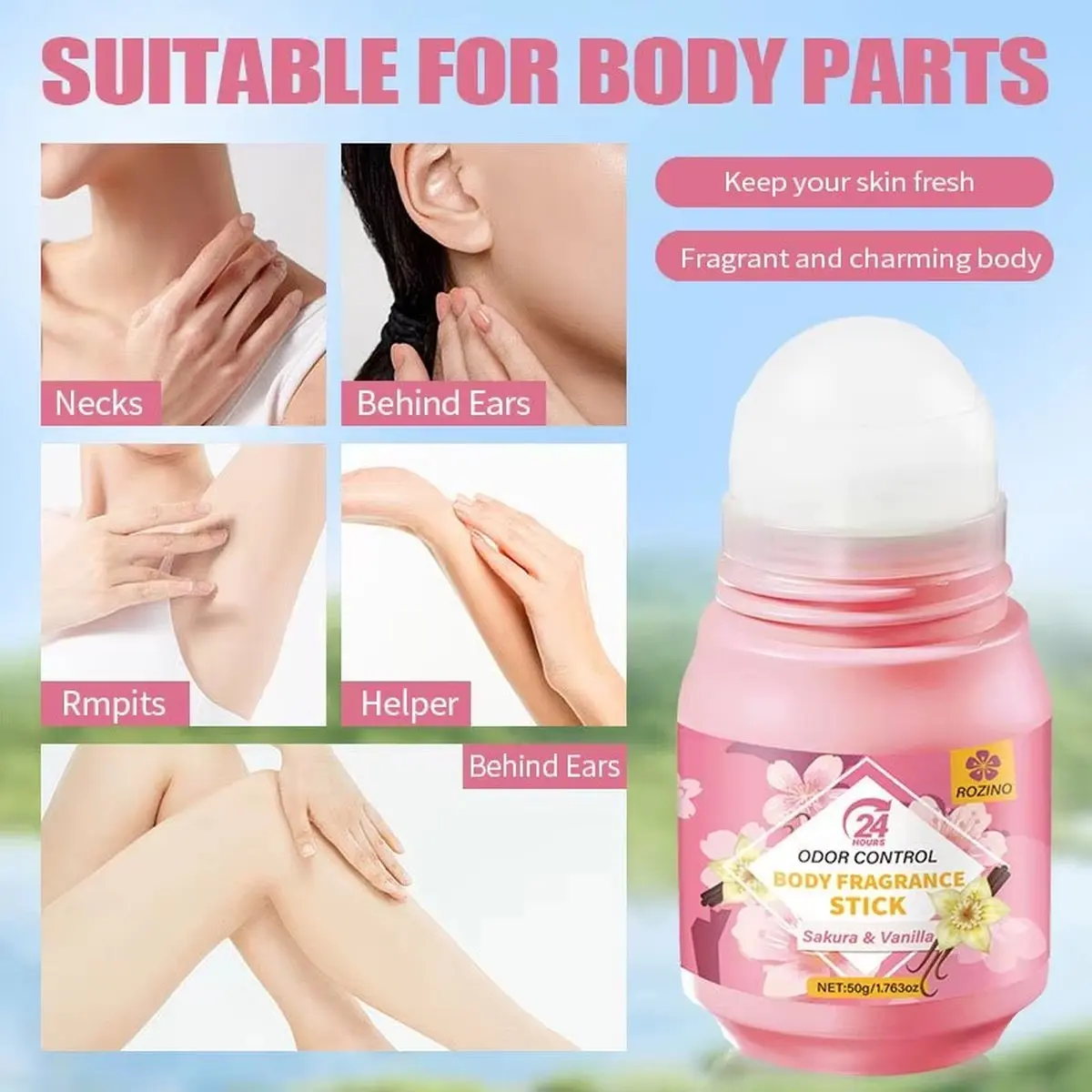 Long Lasting Fresh Fragrant Antiperspirant With Beads And Antiperspirant Lotion For All Day Sweat Control And Odor Protection