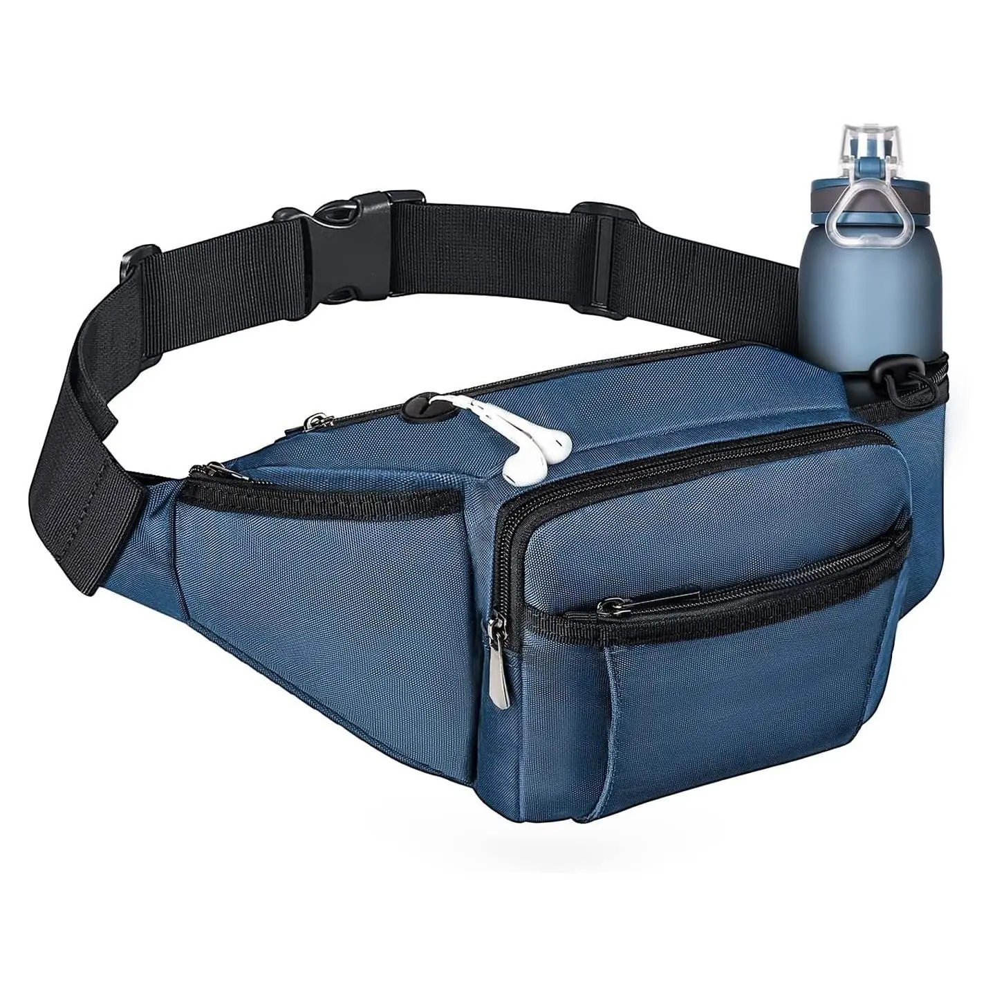 Fanny Pack with Water Bottle Holder, Hiking Waist Bag for Men & WomenGift