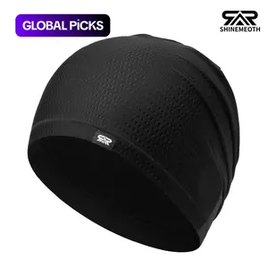 SHINEMEOTH Slouchy Rayon Cycling Beanie, Ultra-Soft 6-Way Ventilation Mesh Helmet Liner, Non-Fade Cooling Skull Cap, Outdoor Sports Beanies #GLOBAL PICKS
