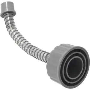 A/C Drain Lines Cleaner Tool in Wet Vac Attachment To Unclog And Evacuate ABS Plastic Vacuum Hose Compatiable With Most PVC Pipe Sizes Easy To Use Grey