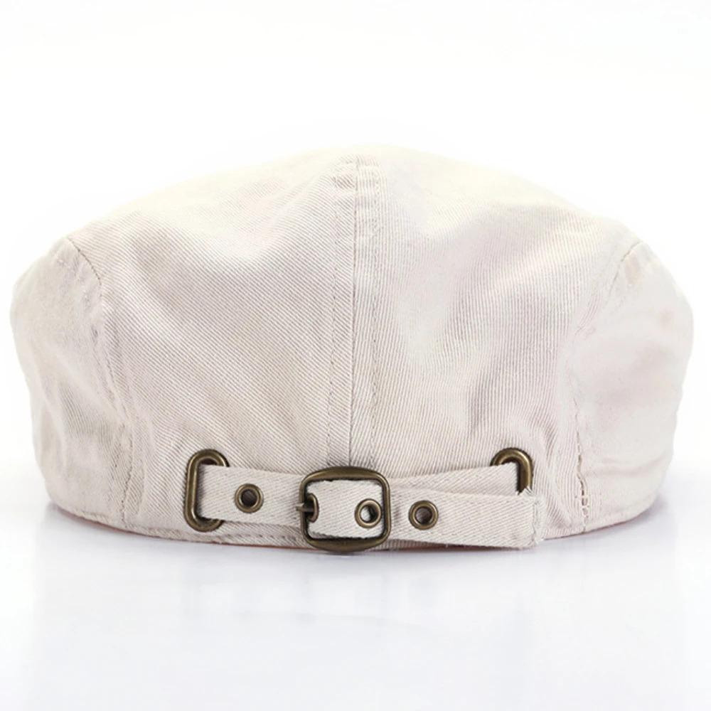 HT4156 Beret New Spring Summer Cap Hats for Men Women Adjustable   Flat Beret Cap Male Female Artist Painter Beret Hat