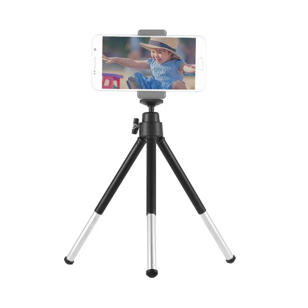 Flexible Retractable Phone Tripod Stand, Selfie Stick for Smartphones, Mini Camera Tripod for Video Recording, Adjustable Angles, Durable Construction