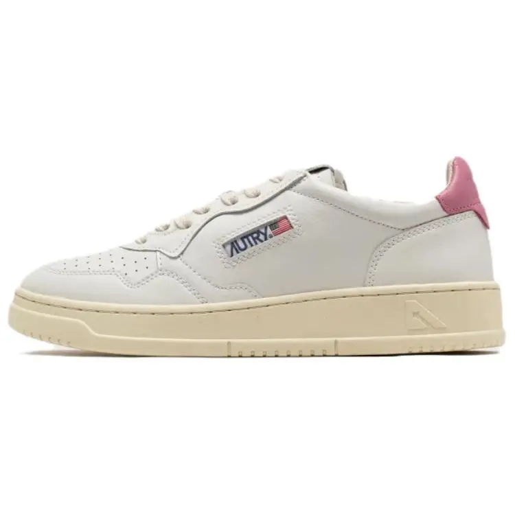 AUTRY Leather Low-Top Sneakers for Women: Minimalist, Comfortable, Versatile White Shoes Trending Shoes, House White Official Shoes to Get / Maison Mihara