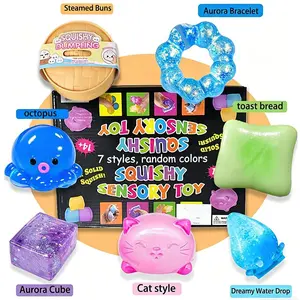7pcs Malt Sugar Blind Box Series, Pressure Resistant, Slow Rebound, Ideal for Home, School, Parties, Perfect Gift for Family and Friends