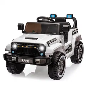 12V Ride on Truck Car with Remote Control, 3 Speeds, LED Lights & Music, Electric Toy Vehicle for Boys and Girls