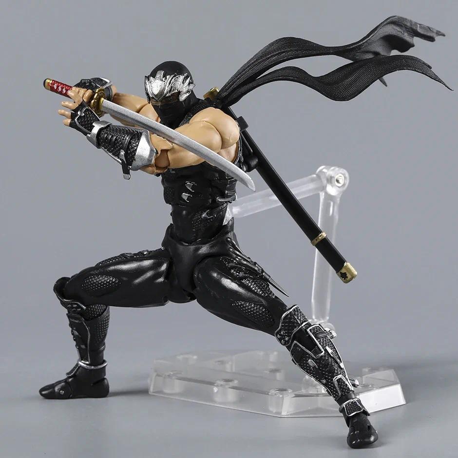 Revoltech Yamaguchi Ninja Gaiden Ryu Hayabusa 1/12 Scale Articulated Action Figure With Bonus Collectible Model For Game Fans