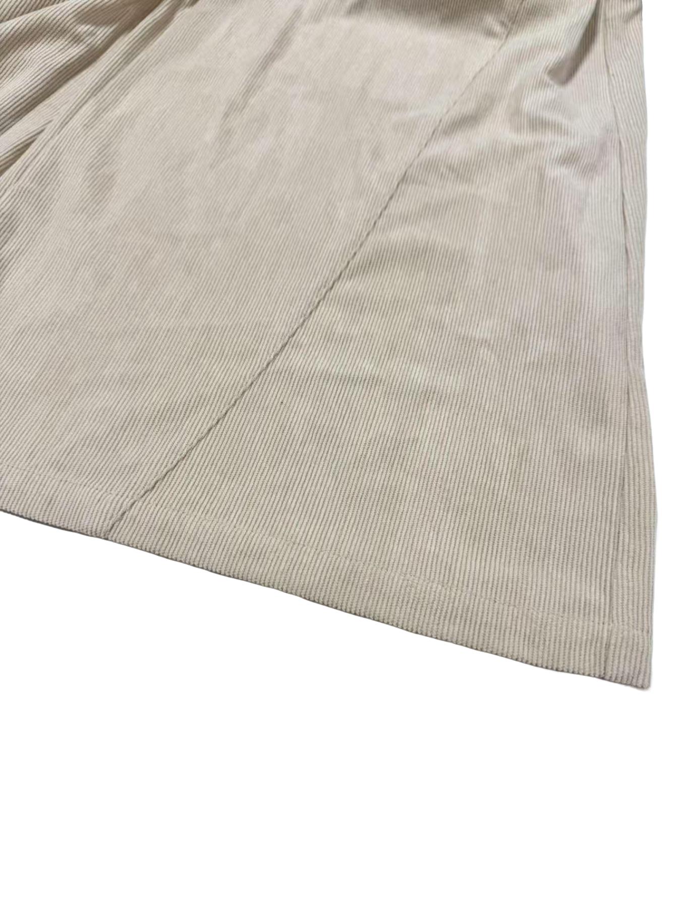 Women's High Waist Wide Leg Corduroy Pants, Casual Straight Fit Long Trousers, Comfortable All-season Solid Color Design, Womenswear