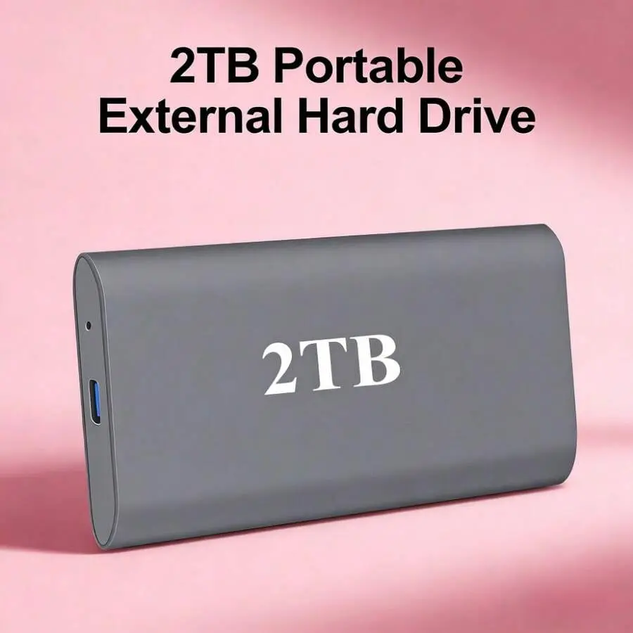 2TB External Drive, 2TB External Disk Storage Phone