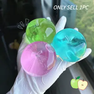 Trendy Tea Apple Malt Candy Stress Relief Toy, Moldable Fun Design, Soft Melt Texture, Classic Slow Rebound, Handheld Comfort