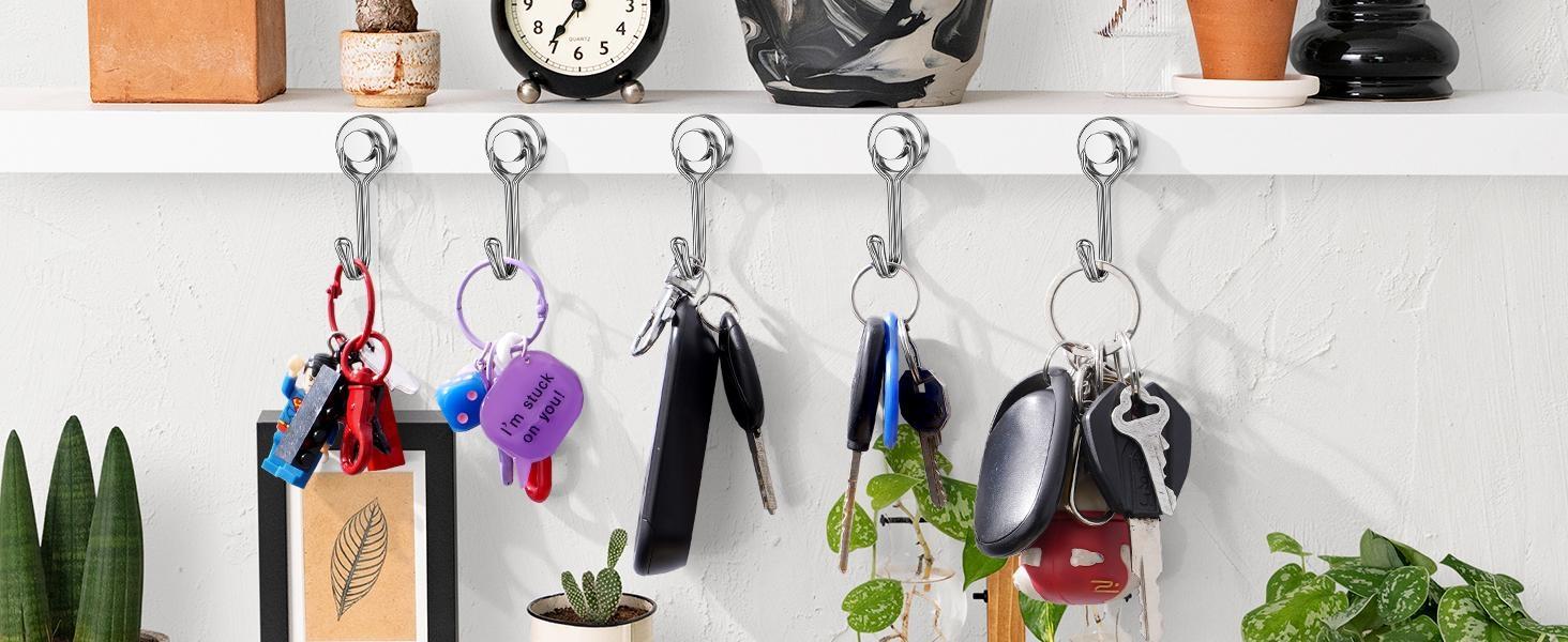 8/16 Pack Swivel Swing Magnetic Hooks 30LBS – Strong Neodymium Hooks for Cruise Cabins, Kitchen, Fridge & Other Magnetic Surfaces, Cruise 2026