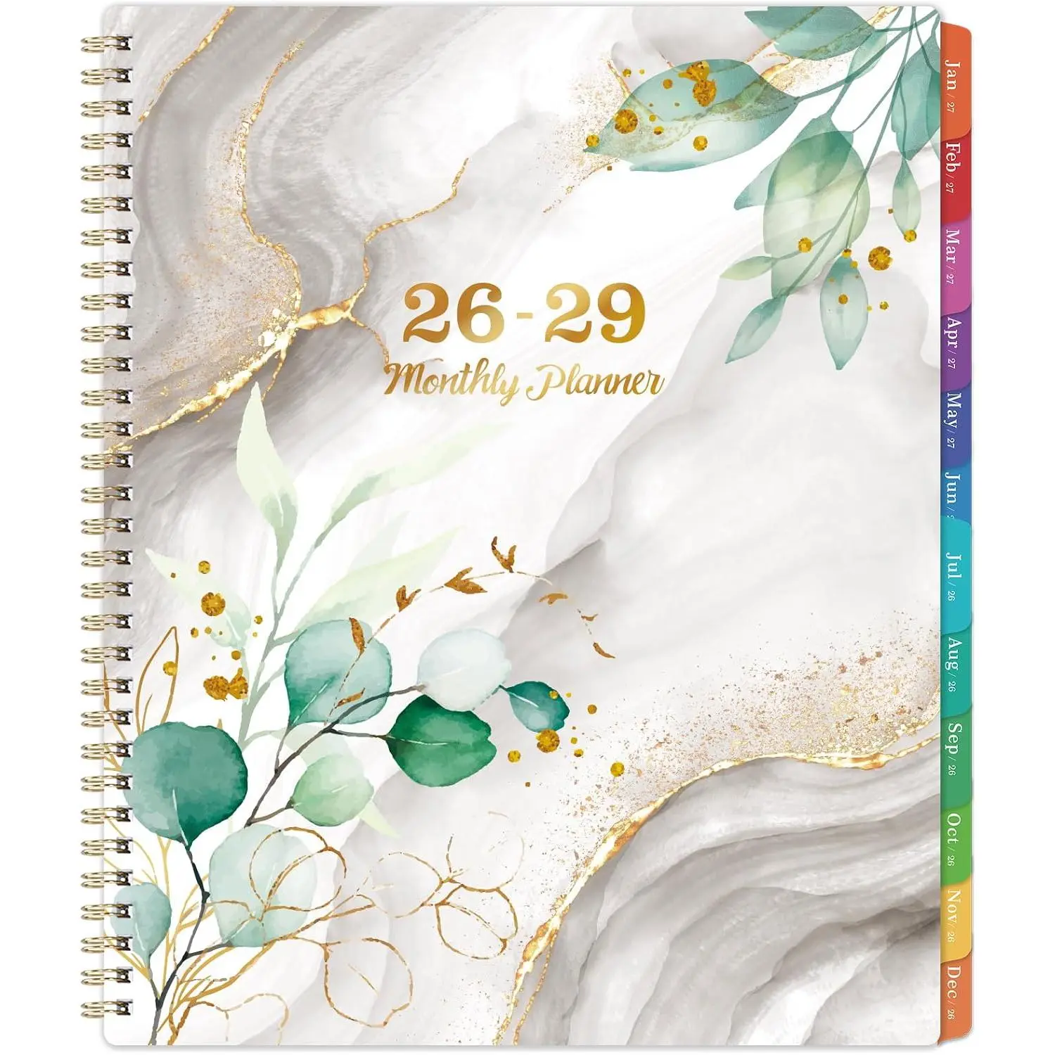 Monthly Planner 2026-2029 - 3 Year 2026-2029 Monthly Planner from JUL. 2026 - JUN. 2029, 9" x 11" with Inner Pocket, Colorful Coated Tabs