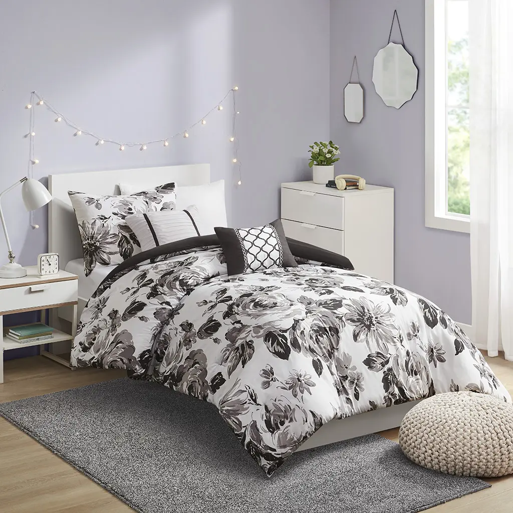 ARCH Twin/Twin XL Floral Print Comforter Set Soft Microfiber Bedding with Reversible Design Lightweight All-Season Down Alternative Quilted Duvet Insert for Bedroom Guest Room Dorm Kids Teens Adults, Home Furniture and Household Product Search