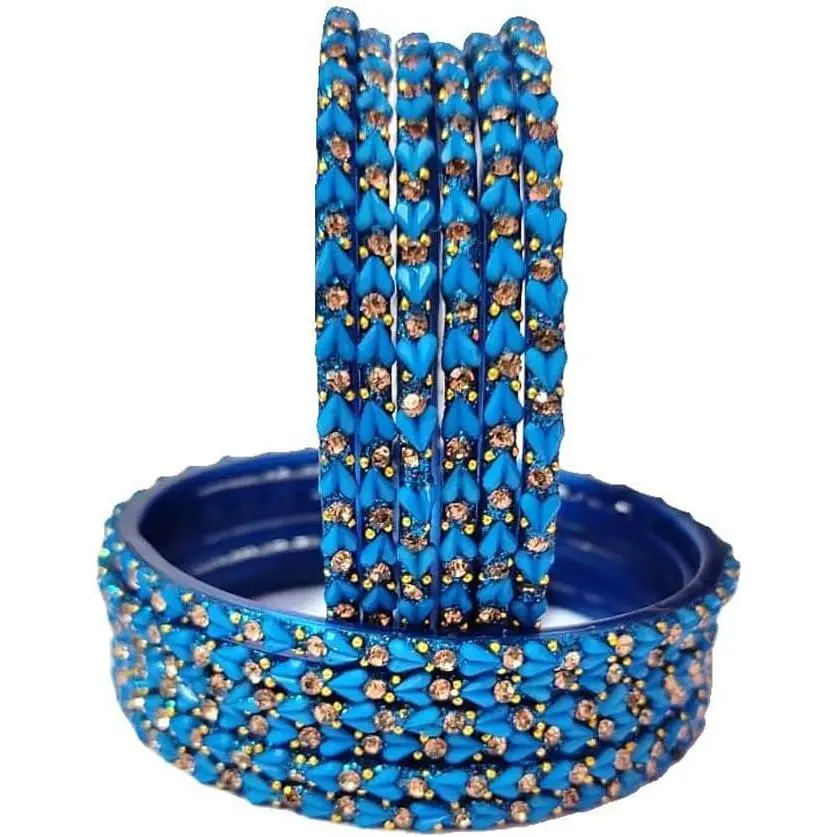 ™ Elegant Heart-In Design Trendy Bangle Set For Women & Girls |Indian Bollywood Colourful Glass Bangles Collection