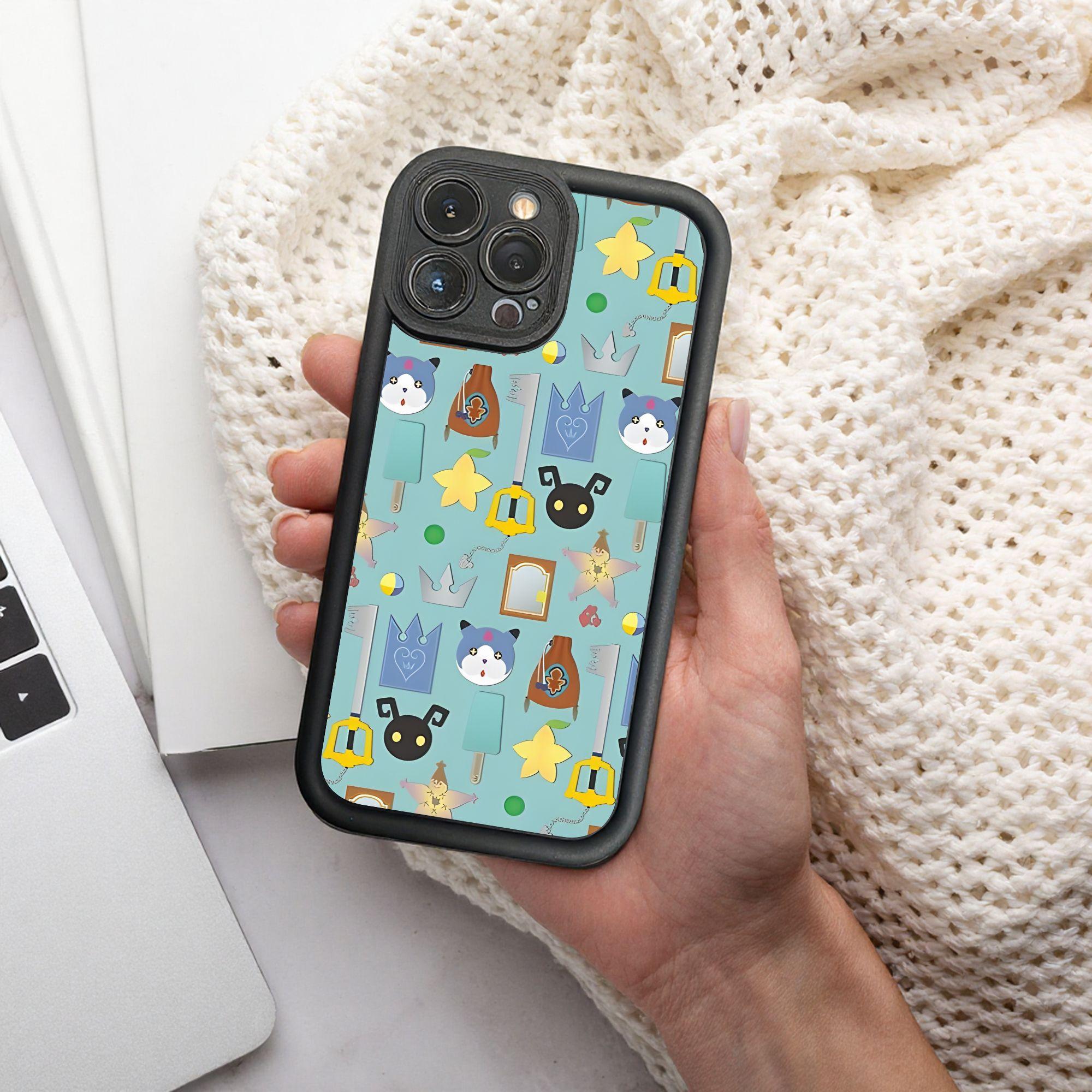 Phone Case - 1pc Kingdom Hearts Themed Phone Case Designed to Prevent Collisions, Compatible with Multiple iPhone 17 E Air Pro ProMax iPhone16 15 14 Plus 13 12 Mini 11 X XS XR