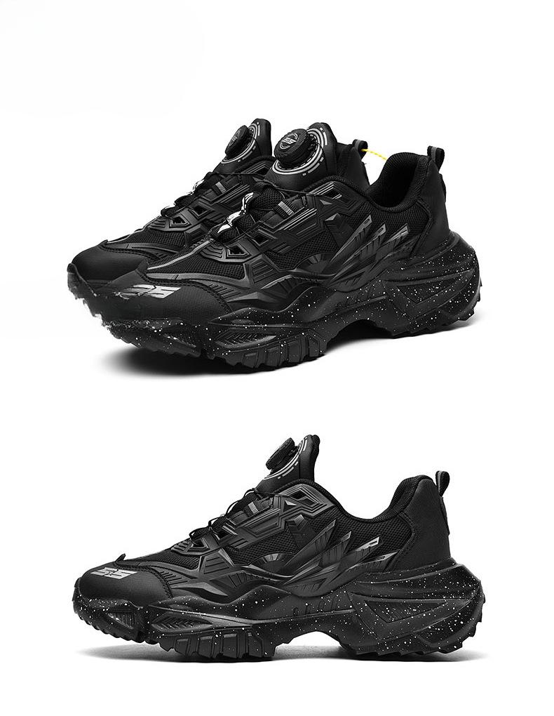 2026 Men's Sports Shoes 2023 Rotating Buckle Foreign Trade Large Size Dad Shoes Couple's Running Mech Shoes Men's Shoes