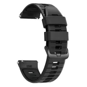 20/22mm Silicone Watch Band Compatible with Samsung/xiaomi/huawei/amazfit, Waterproof Breathable Sports Strap, Easy Wear for Various Occasions, Smartwatch Strap, Smart Watch Accessories
