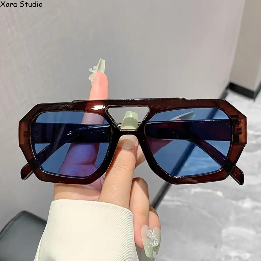 3 Pack Large Rectangular Sunglasses for Men & Women – Gradient Green-to-Blue Lenses, Sturdy Metal Frame, Trendy Fashion Eyewear for Casual, Formal, Travel & Daily Wear 3 Pack Large Rectangular Sunglasses for Men & Women – Gradient Green-to-Blue Lenses, Sturdy Metal Frame, Trendy Fashion Eyewear for Casual, Formal, Travel & Daily Wear