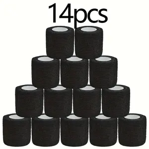 Self-Adhesive Bandage, Flexible Non-Woven Sports Tape, for Grips, Tattoo Machine Handles, Sport Support, Professional Wrap