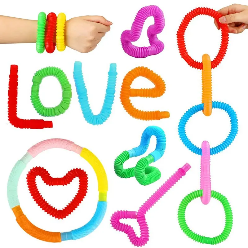 Creative Colorful Telescopic Wave Tube Stress Relief Sound Pipe for Kids and Adults, Fun and Relaxing Sensory Toy, Fidget Tool, Ideal for All Ages
