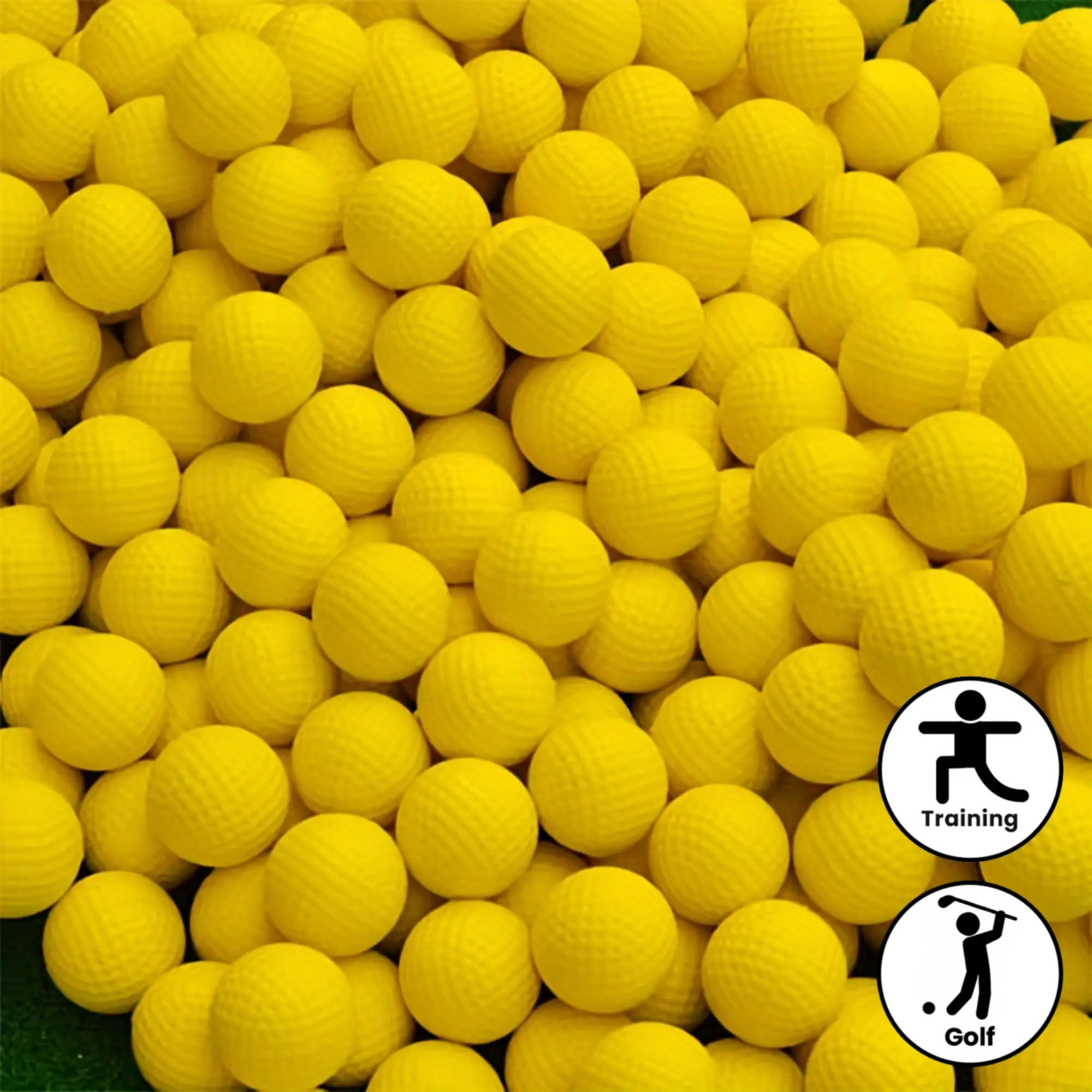 20pcs PU Foam Golf Practice Balls, Sponge Elastic Golf Training Balls for Indoor & Outdoor Sports Use
