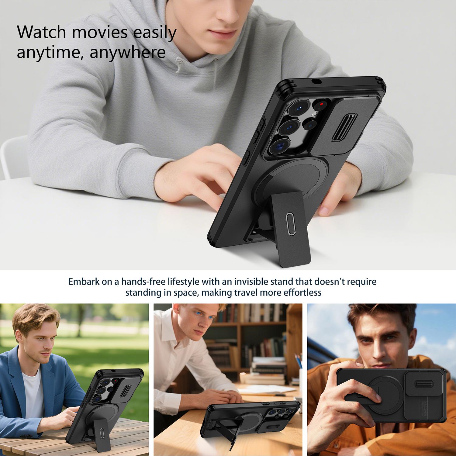 Magnetic Case For Samsung Galaxy S26 S25 S24 S23 Ultra Plus, Matte Hard PC Shockproof Phone Case With Camera Protection, Compatible With MagSafe, Slim Silicone Protective Cover#MothersDayGift #GiftsForHer