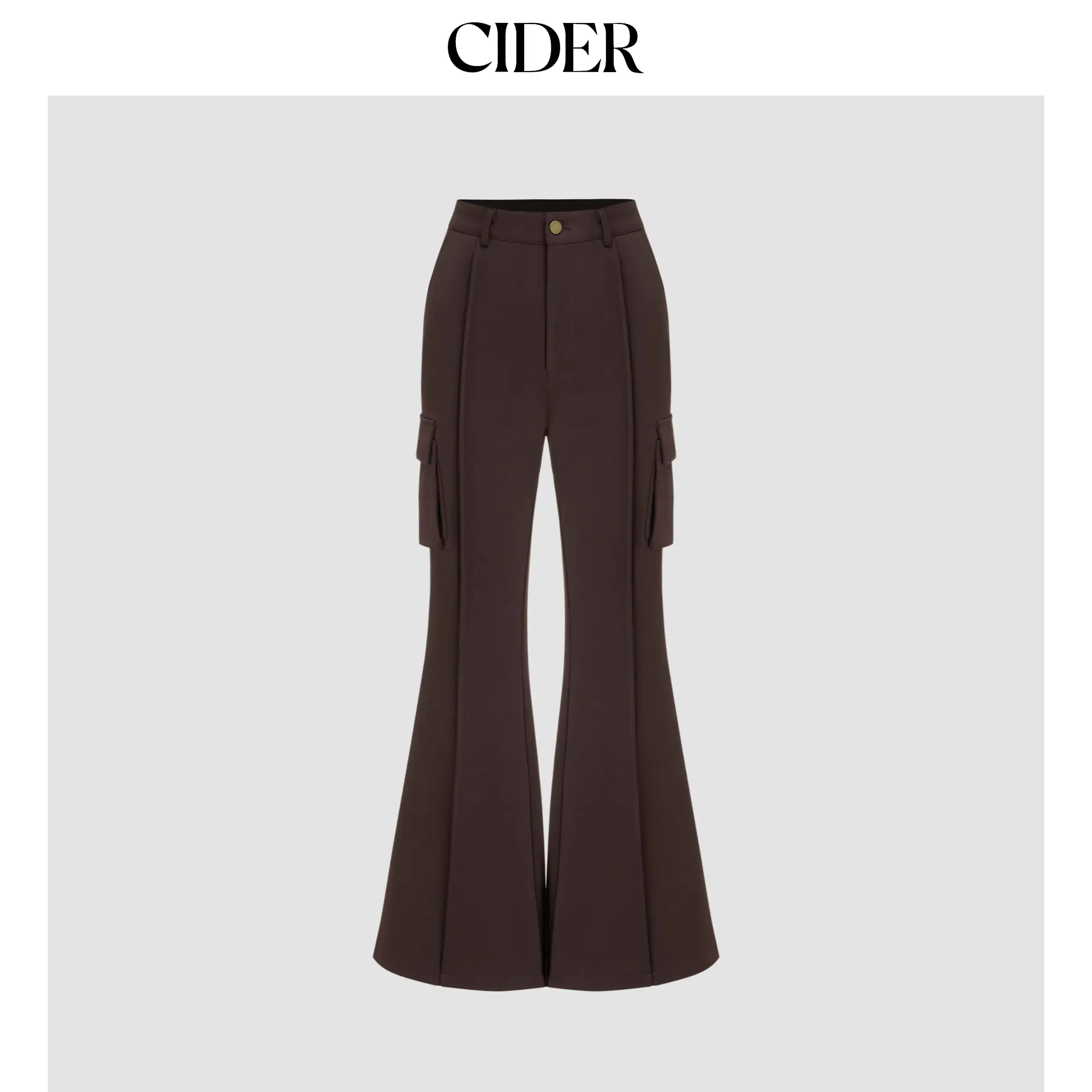 Cider [size 2-10] Low Rise Pocket Flared Cargo Trousers
