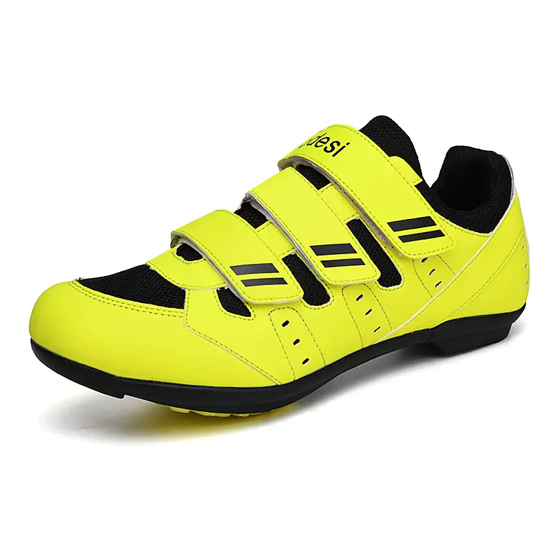 GGOR Men's Cycling Shoes, Locking Shoes for Mountain Biking, Non-Locking Road Bike Shoes, Hard Sole, Indoor Spinning Shoes