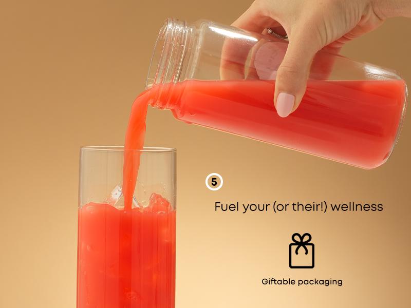 PLL Glass Juice Bottles, 16 oz Glass Bottles with Caps.Set of 8 Juice Containers with Lids for Fridge, and Labels for Juice Jars.Glasses for Juice, Cold Brew Bottles, Smoothie Jars