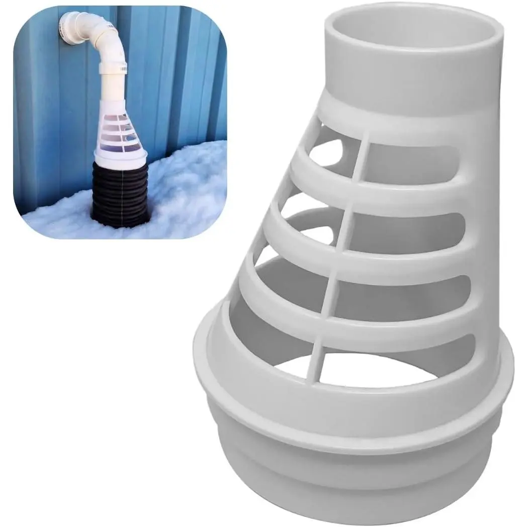 Sump Pump Discharge Freeze Protection, Winter Pipe Insulation, Outdoor Drainage Cover