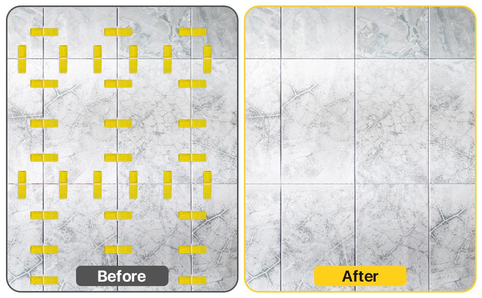 400 Pcs Reusable Tile Leveling System Wedges Kit for 1/8", 1/16", 1/32" Spacers - Tile Leveler Installation Tools for Perfect Tile Alignment(Red, 400)