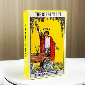 Classic Tarot Card Set, Includes 78 Cards and Guidebook, Beginner Friendly Classic Tarot Game, Tarot Deck, Holiday Party Fortune Telling Cards, Durable Tarot Cards, Tarot Card Decks