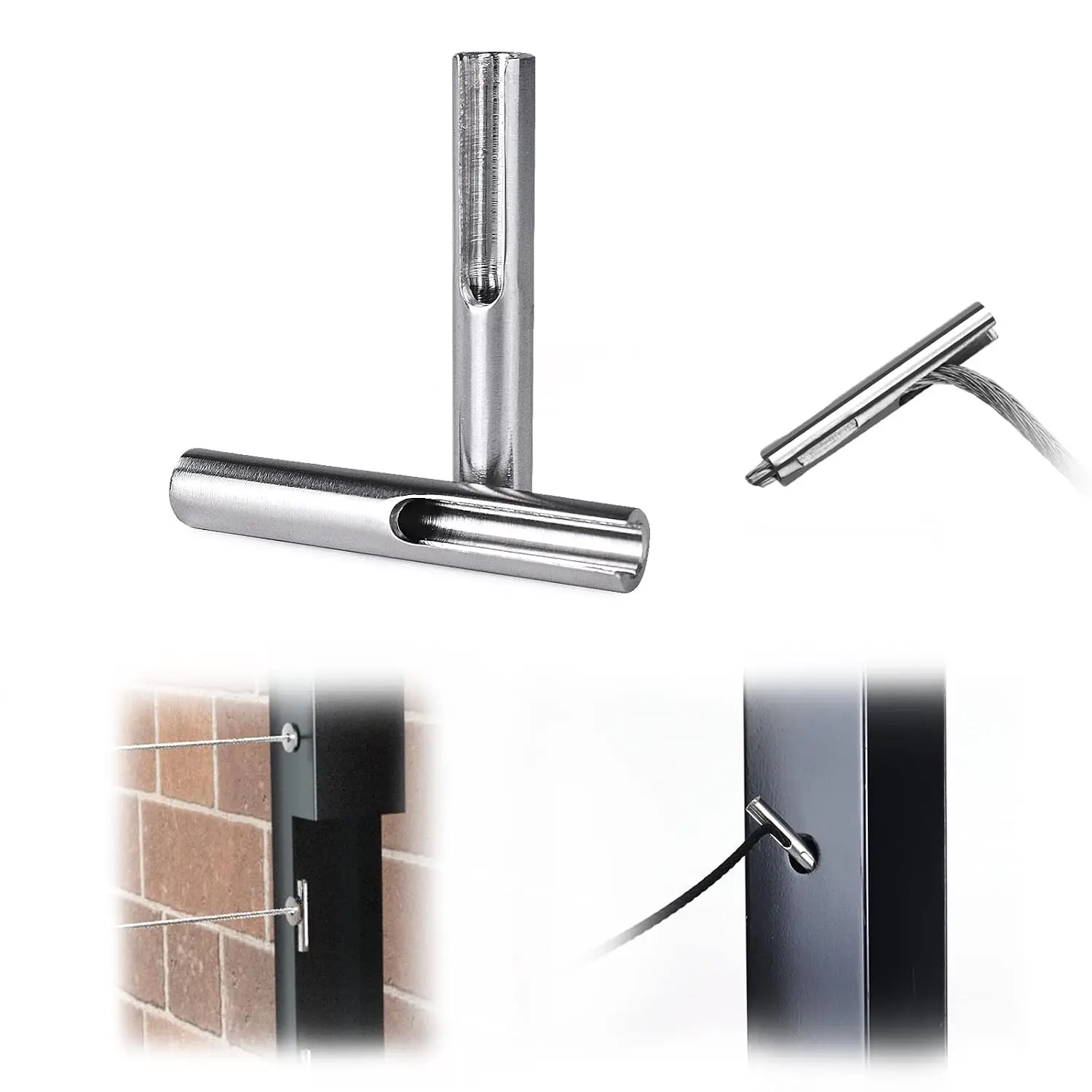 Invisible Cable Railing Hardware Crimping Anchor Terminal CR07
