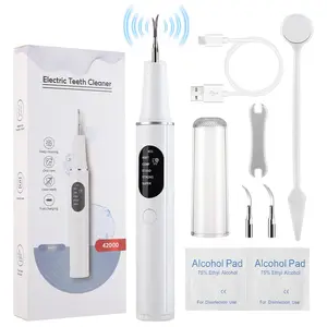 Electric Ultrasonic Tooth Cleaner, 5 Modes Adjustable, Home Tooth Cleaning Tool, Fresh Breath, Removes Tartar, Effective Oral Care Device, Easy to Use