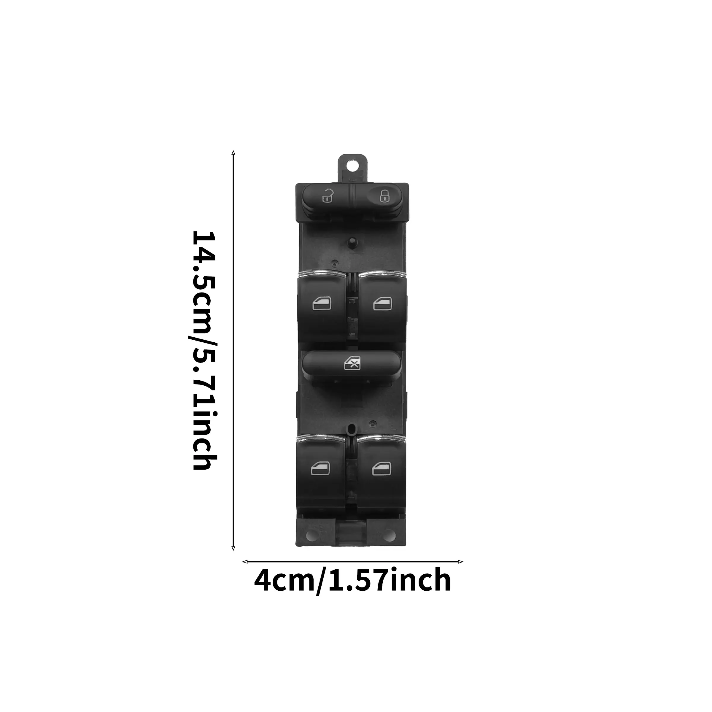 Volkswagen Lavida Bora Glass Lift Switch Assembly, Compatible with 2013-2015 Models, High-Quality Replacement Part, No Battery Included