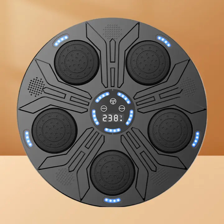 Unisex Smart Rhythm Music Boxing Target Machine - 60x60cm Hanging Wall Punch Pad, Rhythm Mode Home Indoor Workout Training Gear, Home Workouts