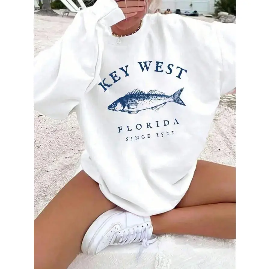 Vintage Graphic Sweatshirt Casual Crewneck Pullover 2026 Fall Winter Fashion Long Sleeve Cozy Unisex Streetwear Everyday Wear Soft Comfortable Gift for Women Men