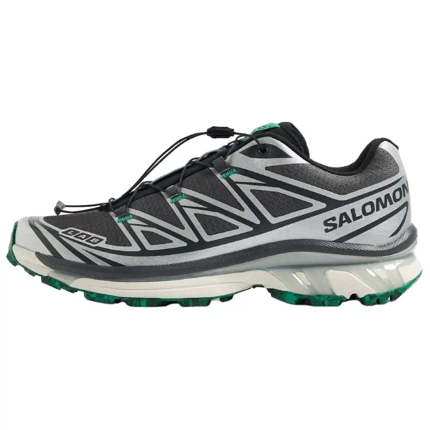 Salomon XT-6 20th Anniversary Low-Top Trail Running Shoes for Men and Women in Grey Black Green Trending Shoes, House White Official Shoes to Get / Maison Mihara