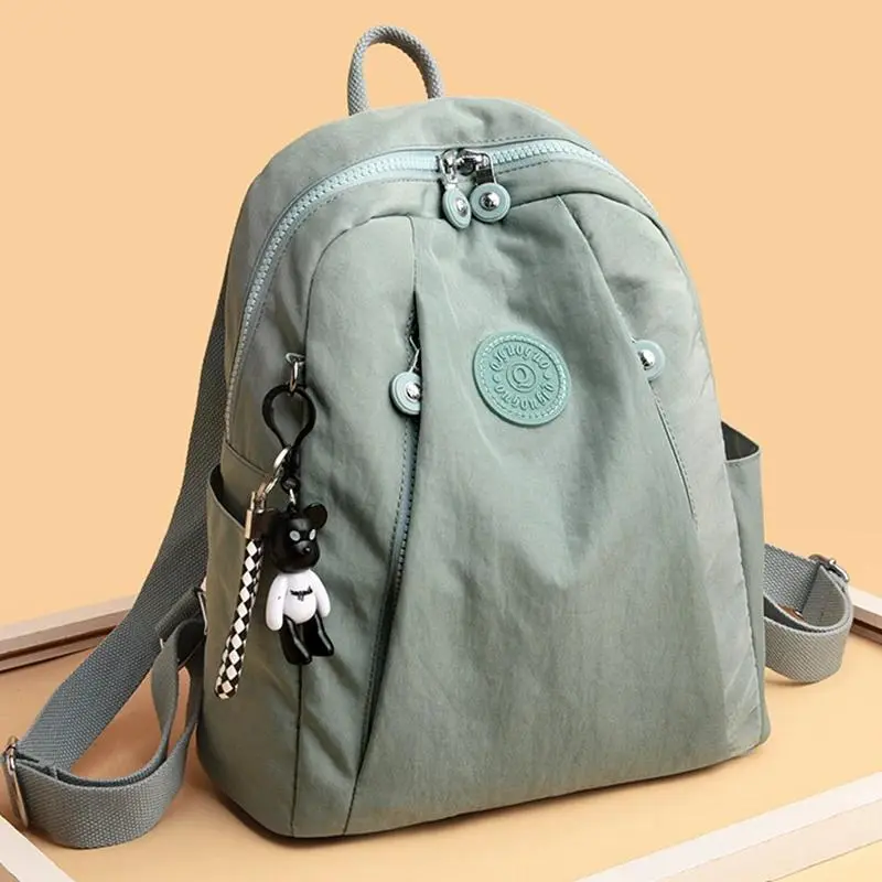 New Waterproof Nylon Cloth Women Backpack Fashion School Bags For Teenage Girls High Quality Shoulder Bag Travel Back Pack