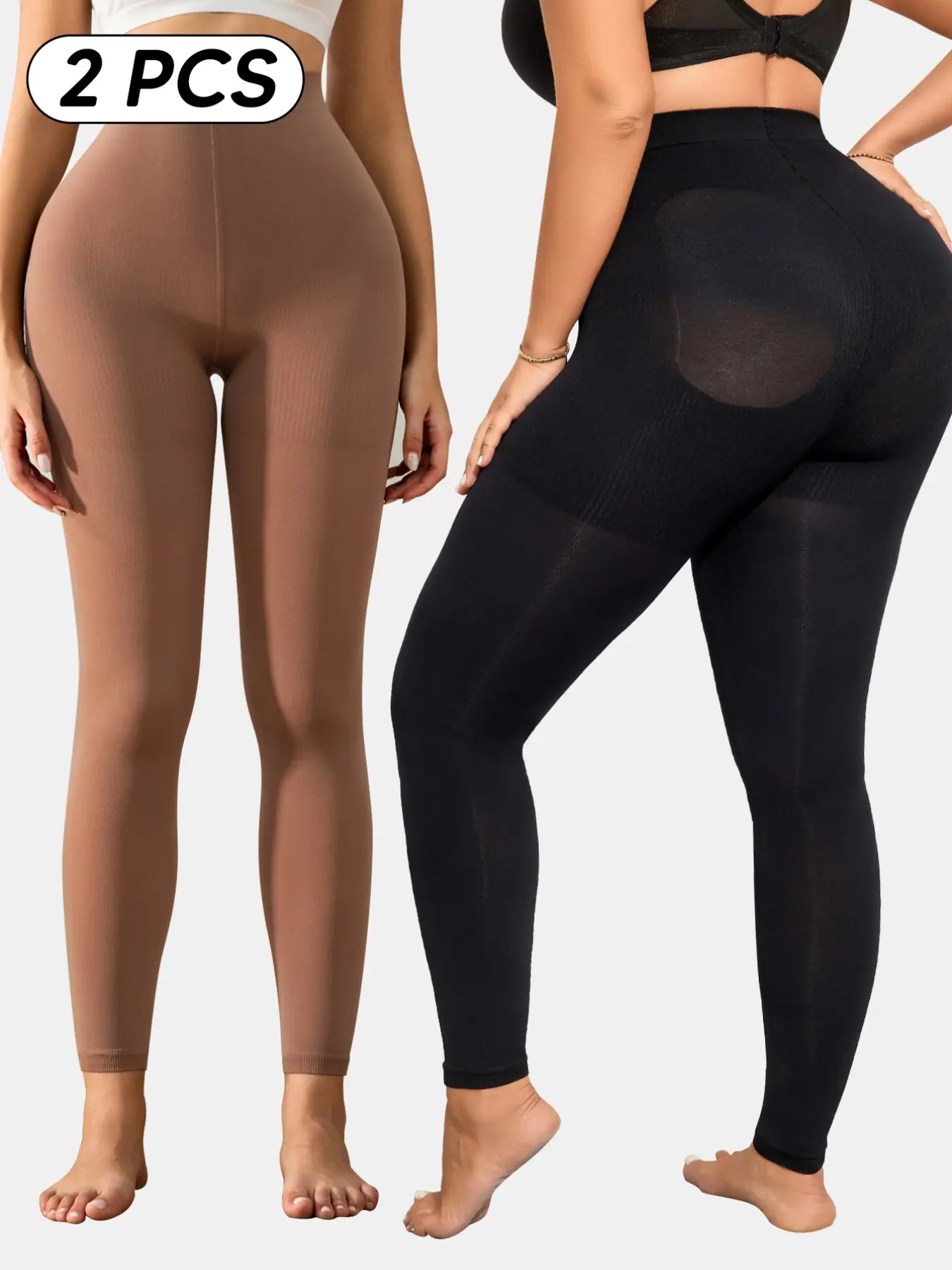 1/2 Pcs Compression Pantyhose Women 8-15mmHg Footless Support Stocking Compressive Tights