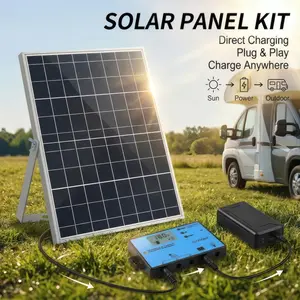 15W Portable Outdoor Solar Panel Charger, Solar Power Camping Outdoor Suitable for outdoor, camping, for outdoor, cell phone, outdoor, camping, travel, roof, RV, car, emergency power supply
