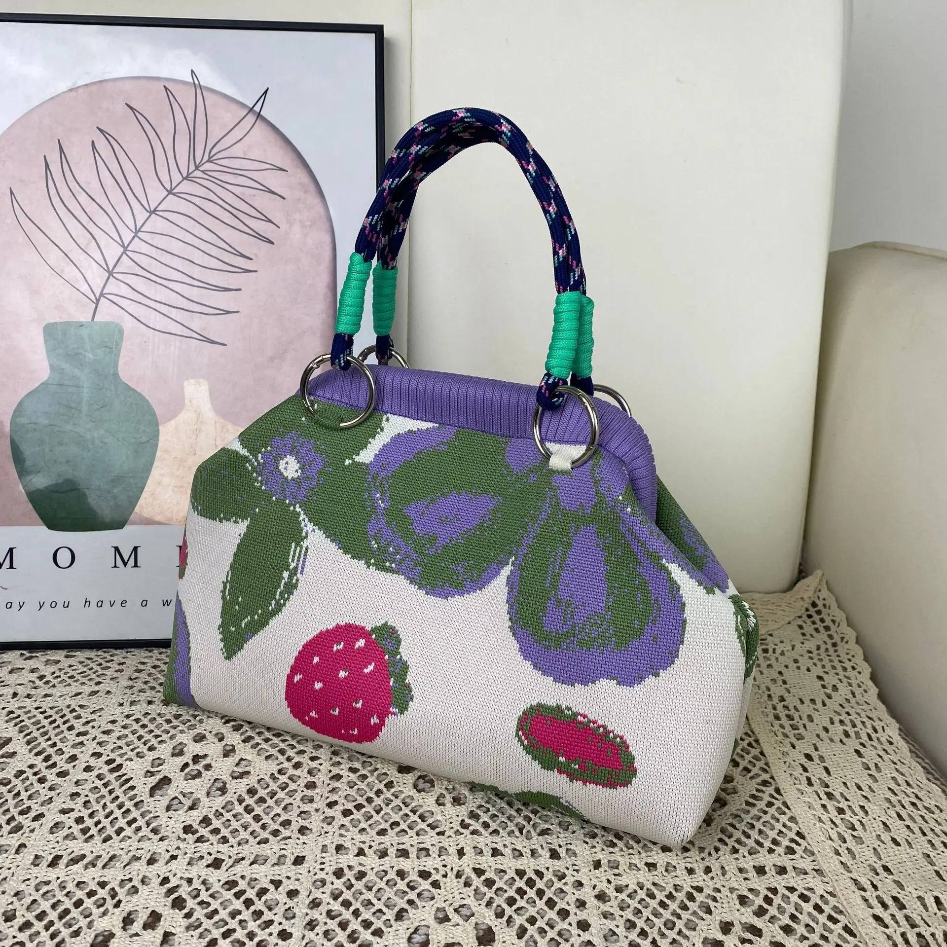 Viral Cute Puffy Purse, Retro Printed Statement Bag for Coquette Outfits, Coffee Runs, Weekend Looks & TikTok OOTD  Printed Puffy Handbag for Women, Quilted Puffer Purse, Cute Soft Shoulder Bag for Daily Outfits, Dates, Travel & Shopping