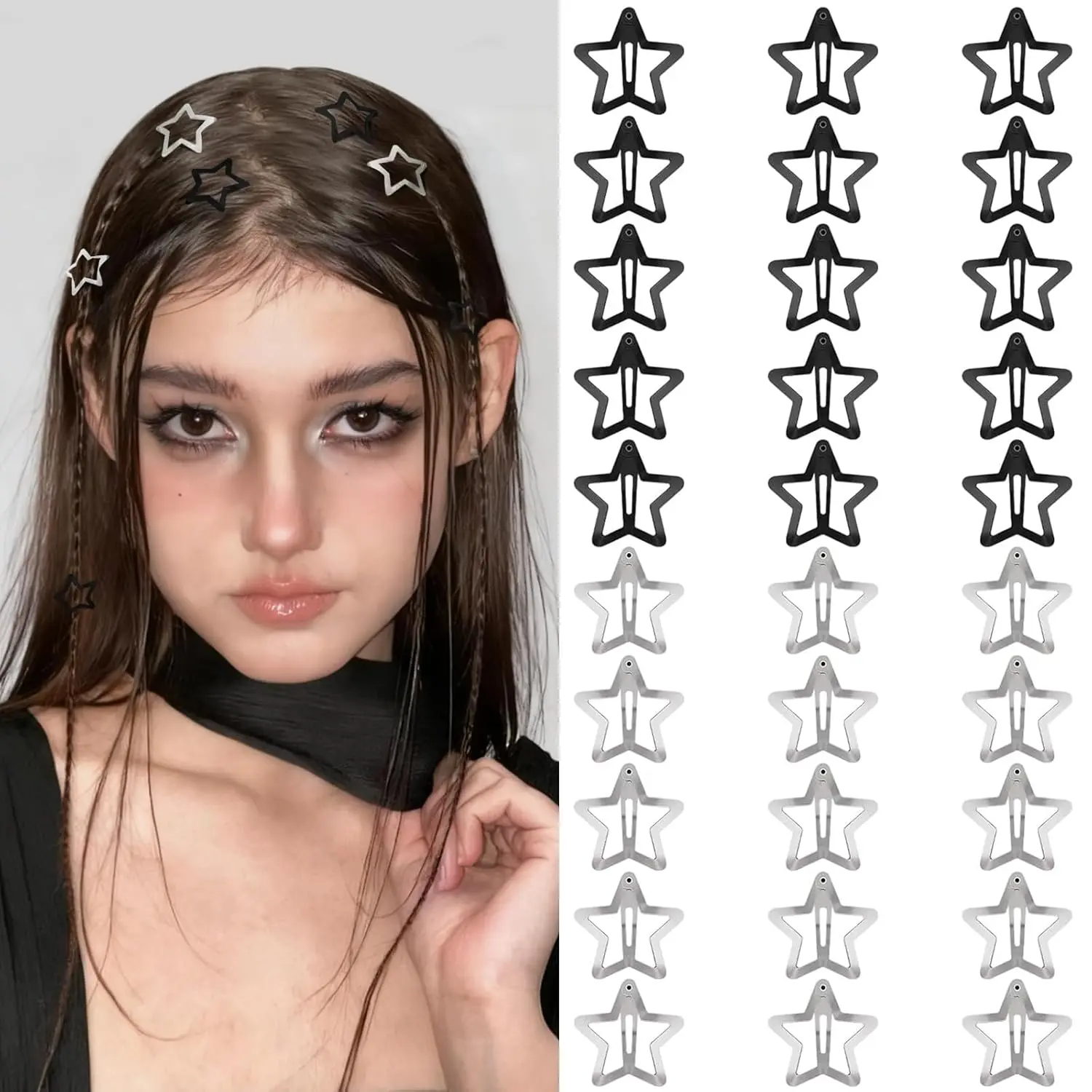 30 P -1.18"-black,silver