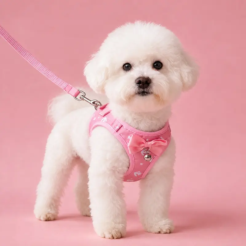 1 Set Walking Harness with Anchor Points, Puppy Harness, Ideal for Kittens and Small Dogs, Comfortable Pet Gear, Easy-To-Use Design, Perfect for Walks and Playtime