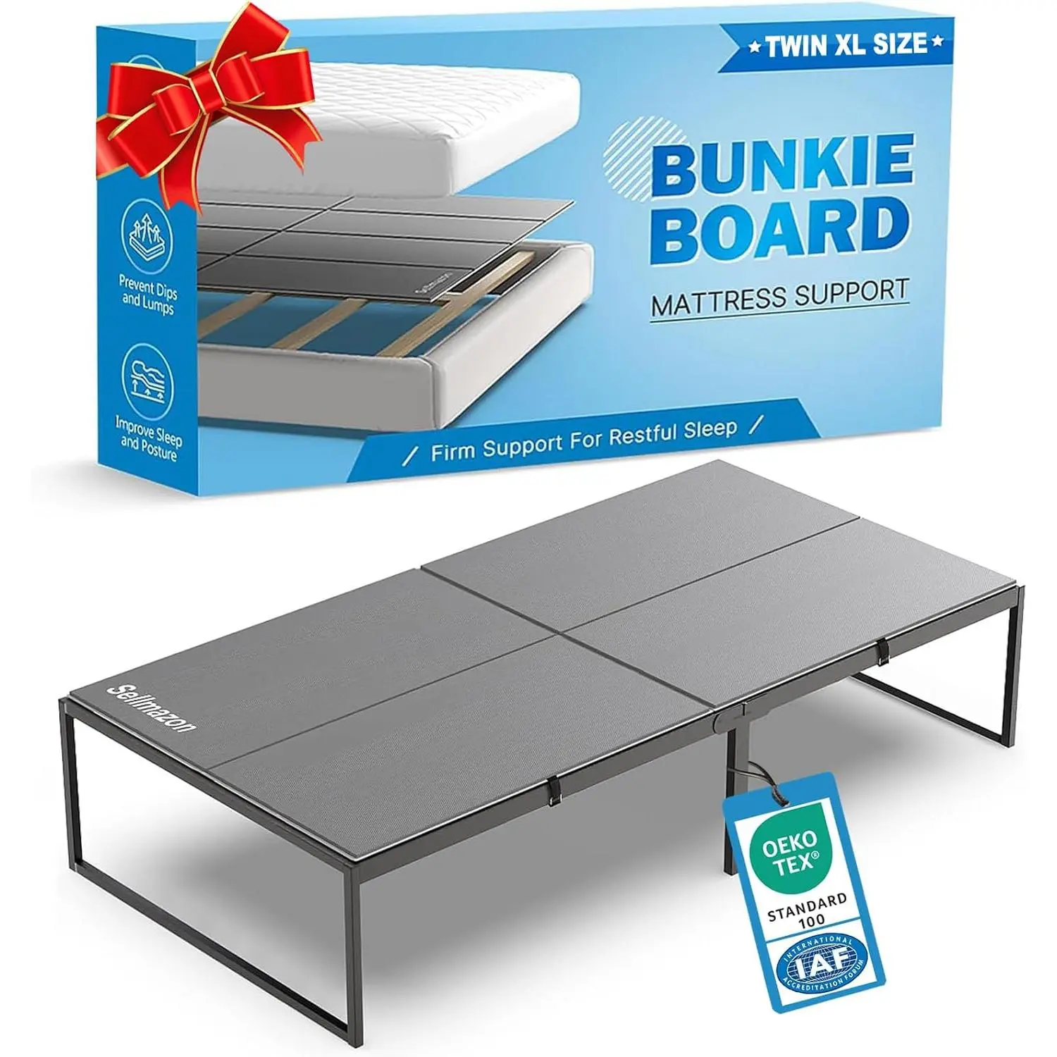 Bunkie Board  XL (38x79''), Heavy Duty Bed Boards for Frame, Sleeper Sofa Support Board to Stop Sagging Mattress, Breathable, Noise Minimizing,  Resistant
