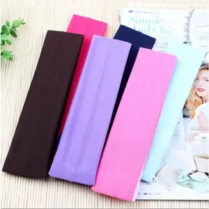 Running Fitness Headbands, Stretch Milk Silk Sports Yoga Hair Bands, Simple Solid Color Athletic Head Wraps, Custom Logo Available