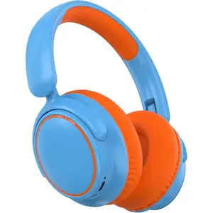 Headphones  Noise Cancelling Lightweight  Headphone for ,Volume Limited 85/94dB Foldable Over-Ear Headset with Mic,68 Hours Playtime,for   Sky Blue