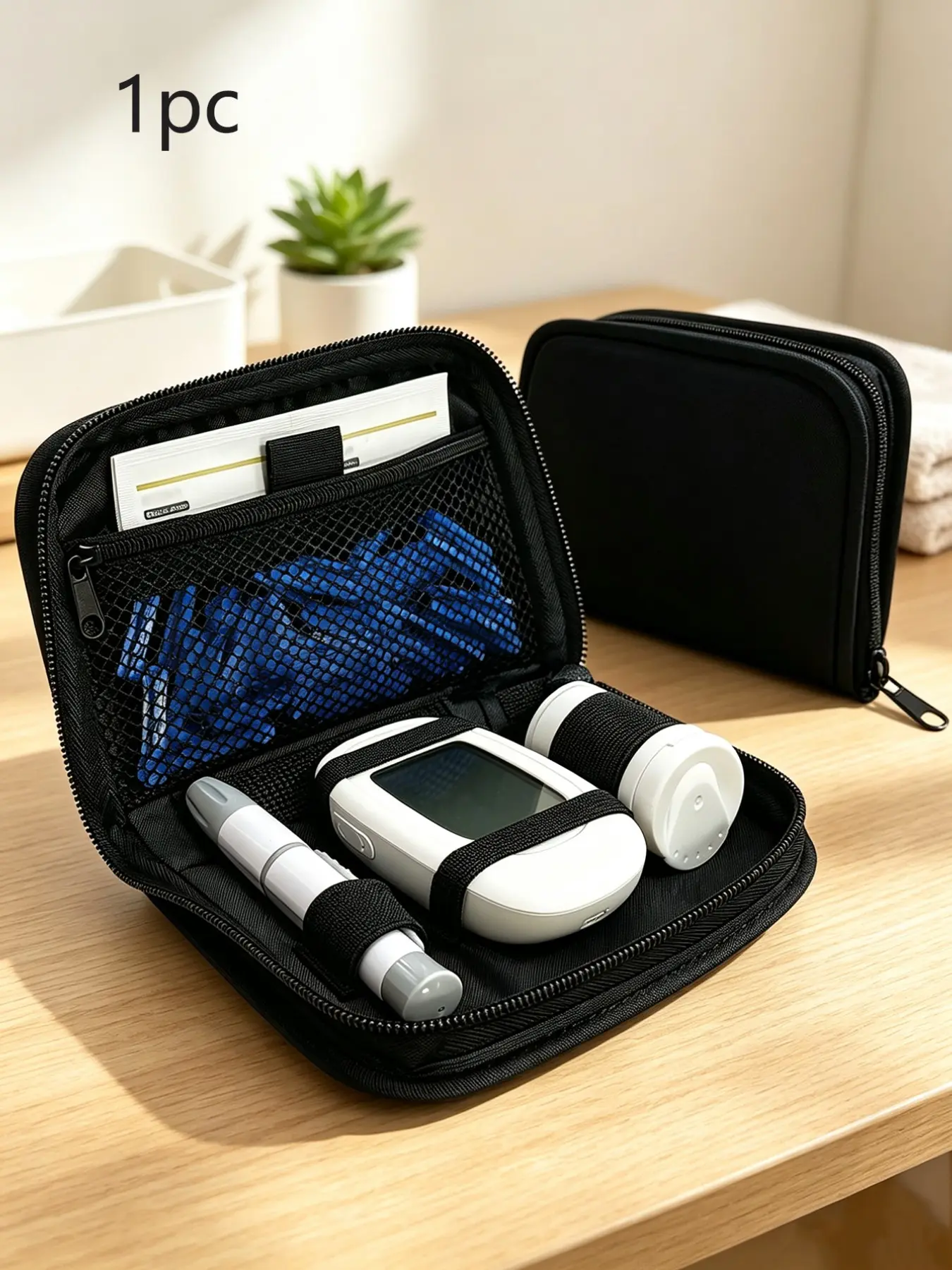 Insulated Portable Insulin Cooler Bag, Lightweight Cold Ice Pack, Simple Zipper Carry Bag, Diabetes Travel Case, Friendly Physical Cooler Box